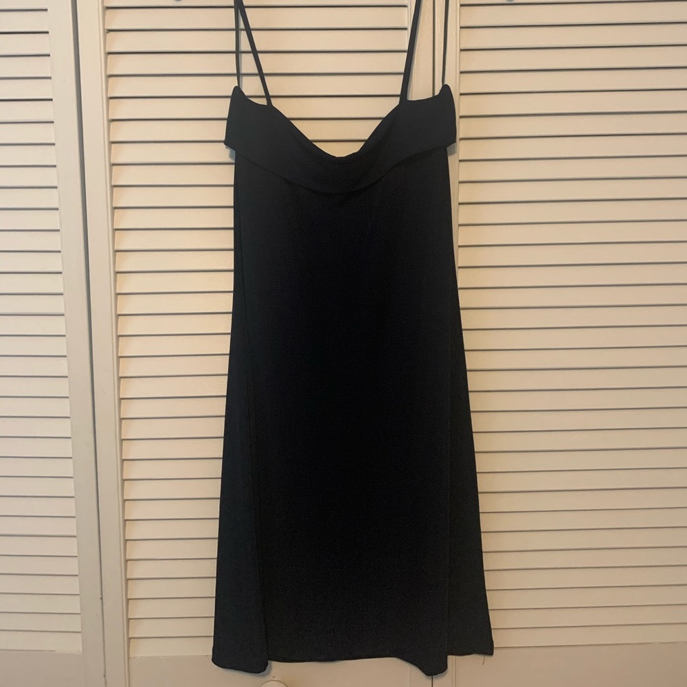 Slinky Navy Dress
